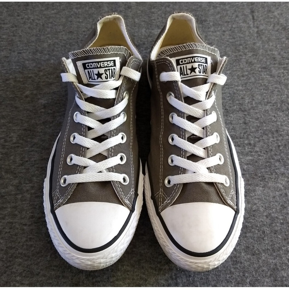 Converse Chuck Taylor All Star Sneakers Low Top Drk Gray Lace Up Unisex M-8/W-10 - Picture 3 of 16